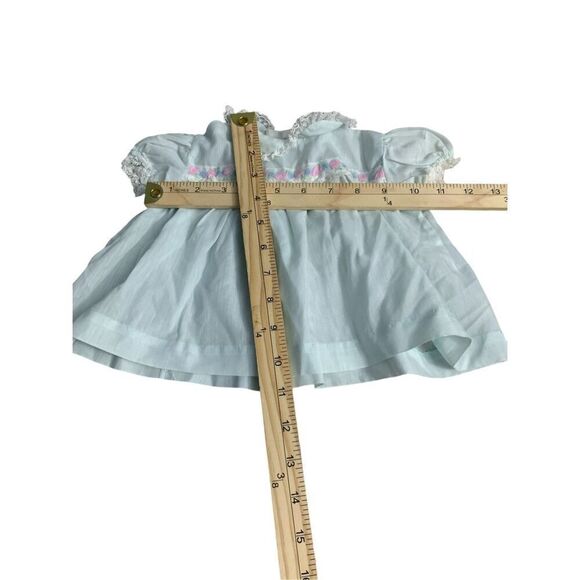 Vintage 2 piece Nannette Baby Dress, pink flowy, with cute Diaper Cover Bloom 9- - Picture 10 of 10